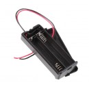 Enclosed 2 x AAA Battery Holder with Wire Leads